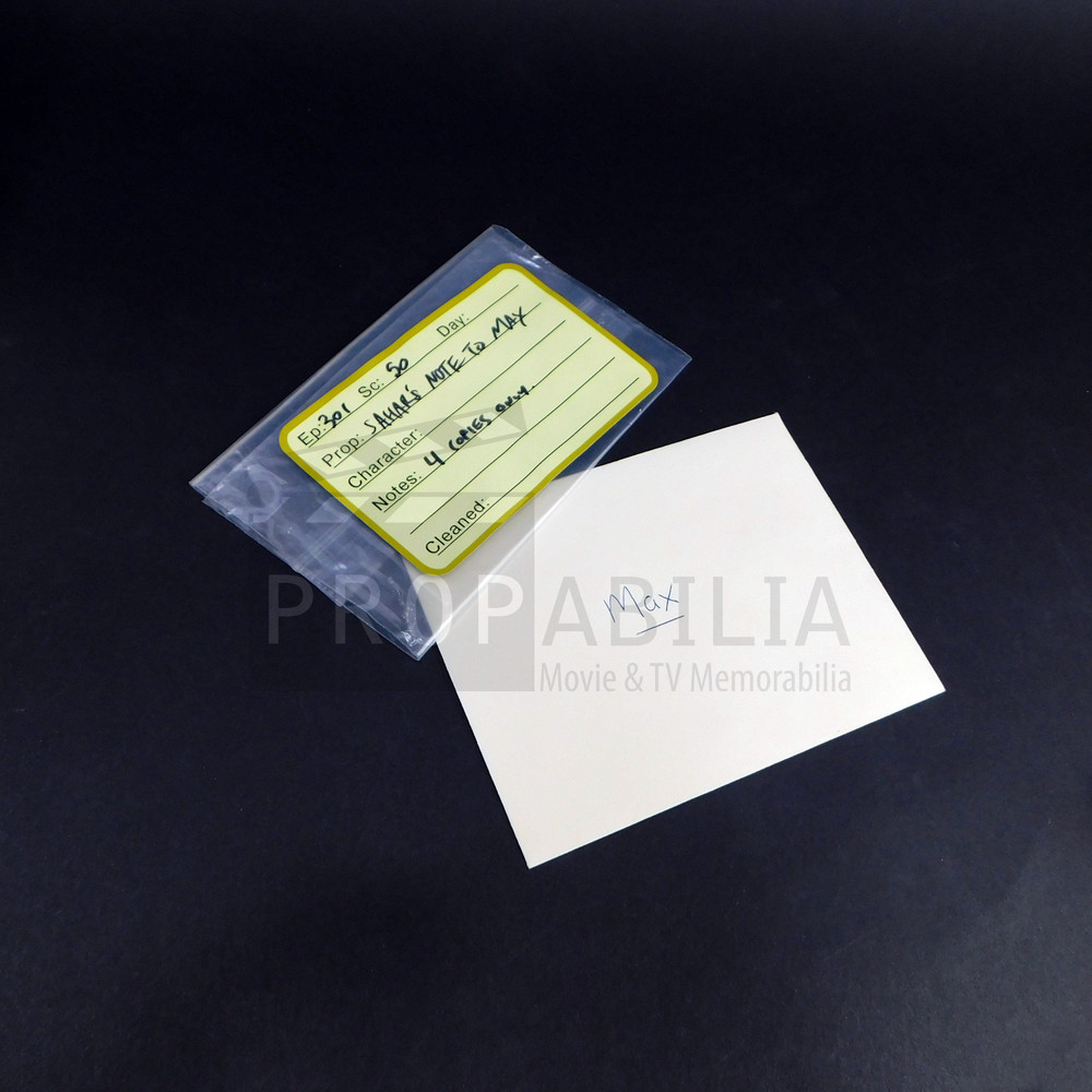 RESIDENT ALIEN Sahar Note to Max S03E01 Original Props (3024-684)