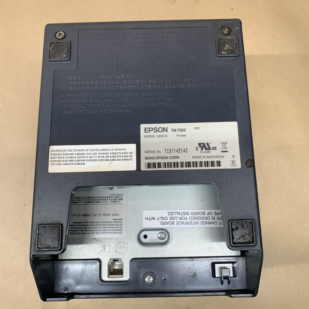 Epson TM-20II Printer : Model M267E - TESTED WORKING