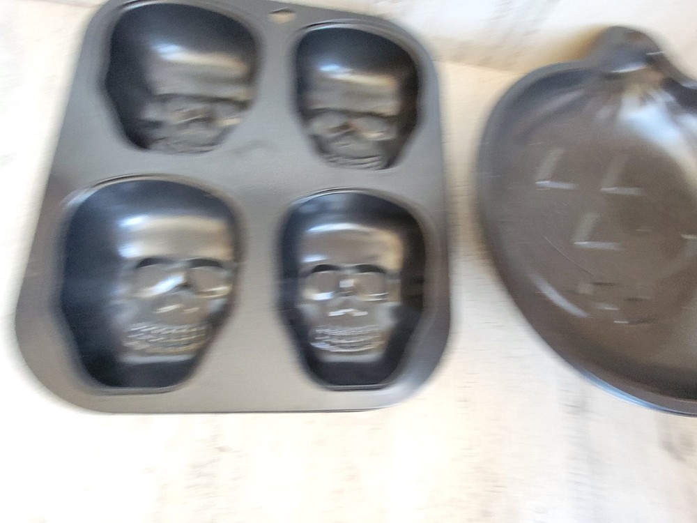 Baking mold pumpkin skull head kitchen accessory set home
