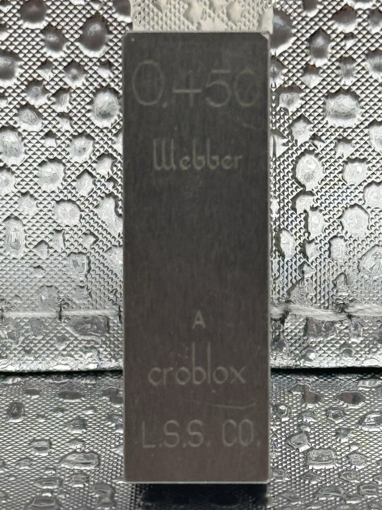 .450 Starrett-Webber Gage Block