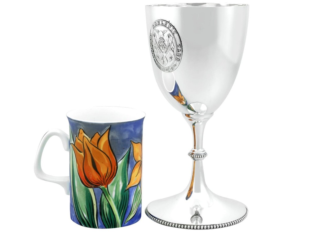 Antique Victorian Sterling Silver Goblet