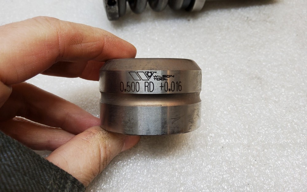 Wilson Tool Punch And Die Set WT. 500 RD +.016