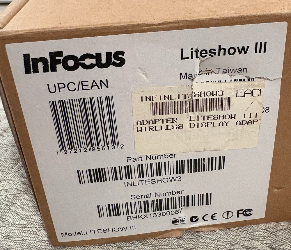 InFocus Liteshow III 3 Wireless Projection System