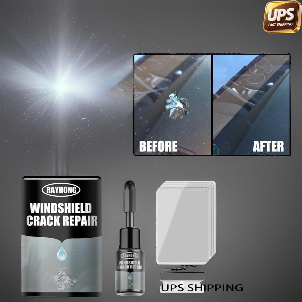 Premium Automotive Glass Repair Fluid - Windshield Crack Fix & Bonding Solution