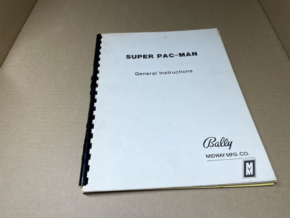 Super Pac Man Manual & schematics original