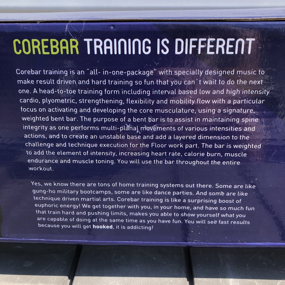 Thecorebar At Home Training Bar Exercise Kit