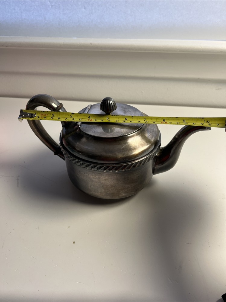 Reed and Barton 982 B Silver Soldered 3000 Tea Coffee Pot Htf