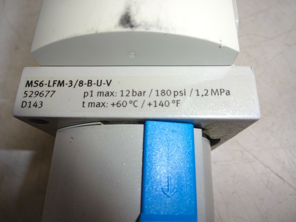 Festo Ms6-lfm-3/8-b-u-v Fine Filter