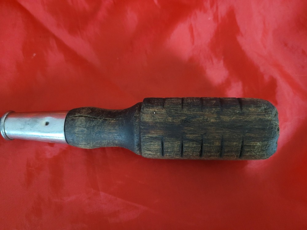 MAC 1/4" Flat Slotted Head Square Shank Screwdriver Wood Handle S3