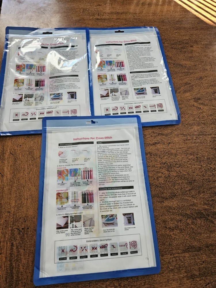 Cross stich Fruit Hanging Banners