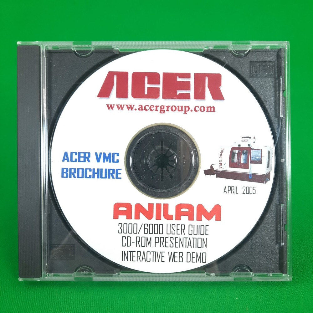 Acer  Anilam 3000/6000 User Guide CD-ROM Interactive Web Demo