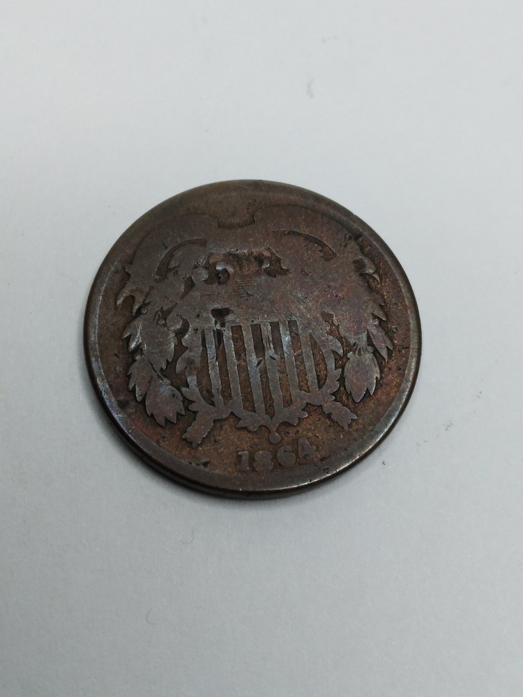 1864 Shield Two Cent Better Date