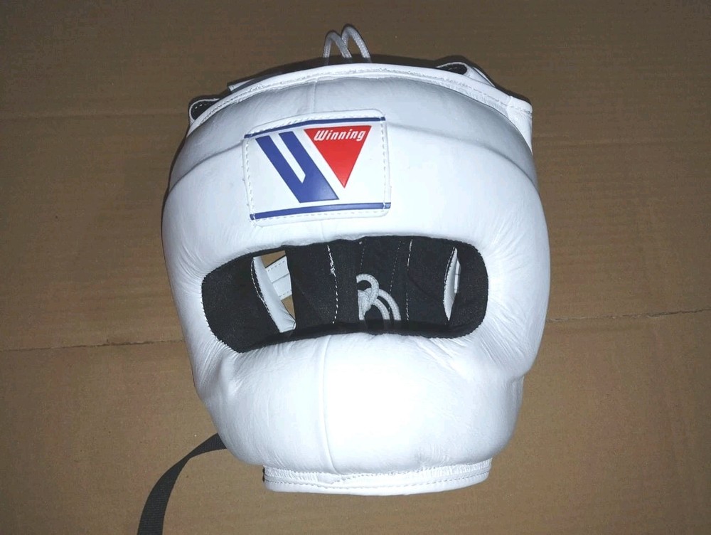 Winning White Training Headgear All Sizes Full Face Type - FG5000
