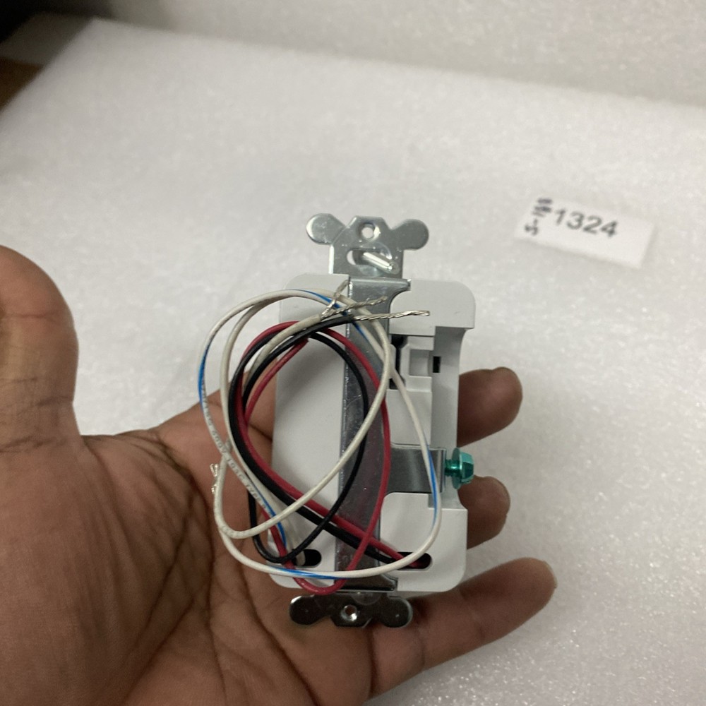 Acuity Controls SPODMA WH White Wall Switch ( Missing Cover )