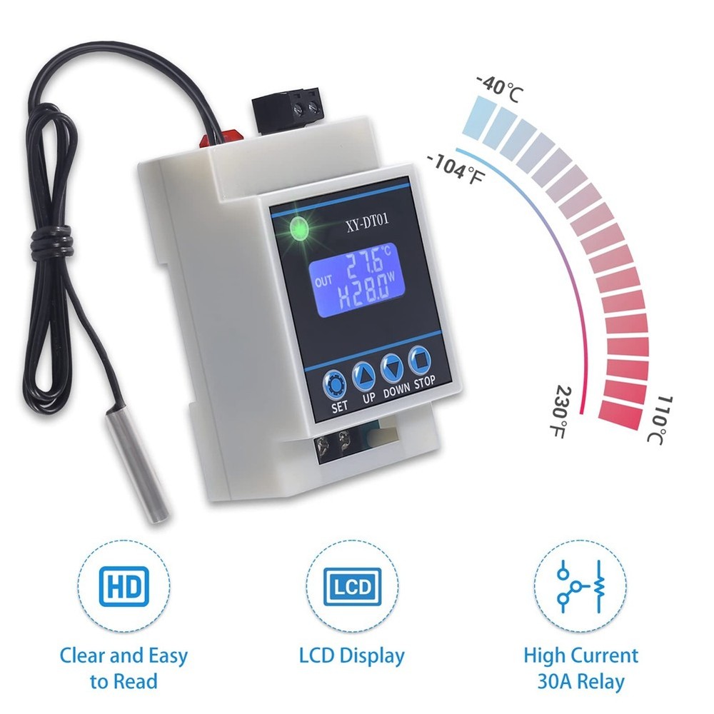 XY-DT01 Digital Temperature Controller -40-110°C Digital Micro-Digital1863