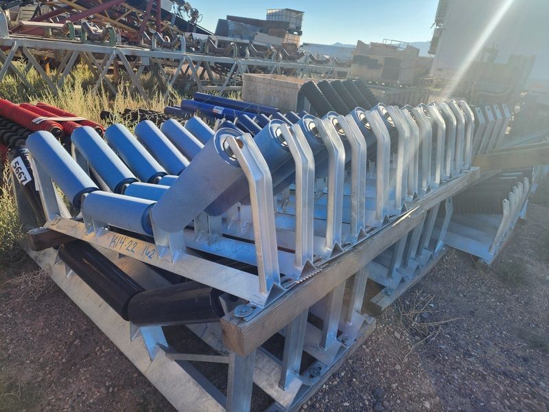 Large Quantity of Conveyor 60 inch Belt Components Return Rollers # 3949