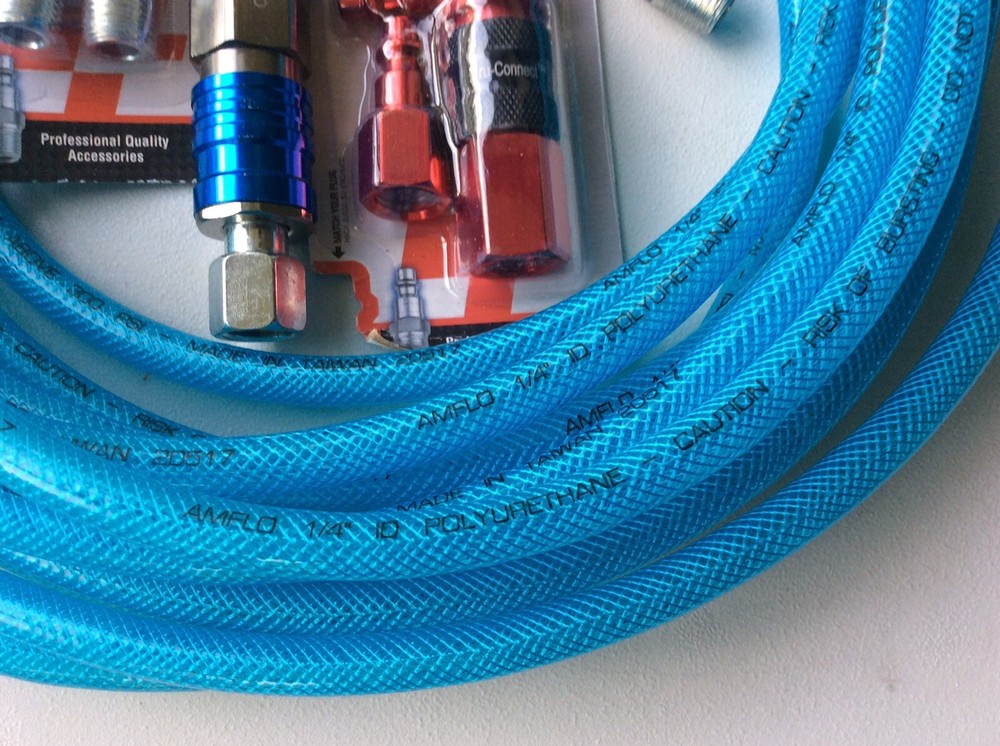 AMFLO HOSE 25” 300 PSI and Assorted Plugs