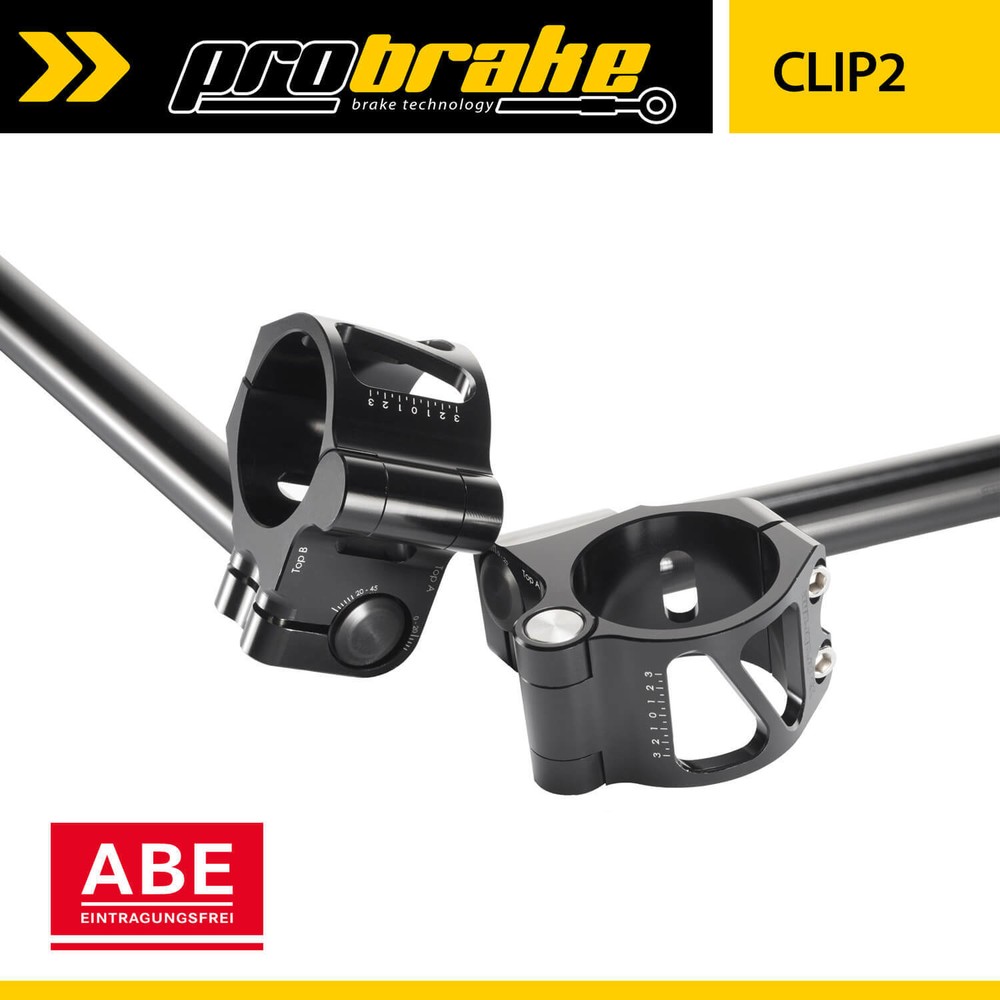 Stub Handlebars Clip2 for Ducati 748 (99-03) H3