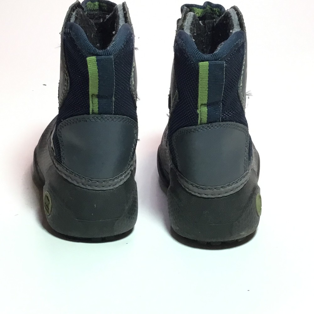 Sorel Icepack Techlite Boys 7 Winter Waterproof Boots Blue/Black Drawstring