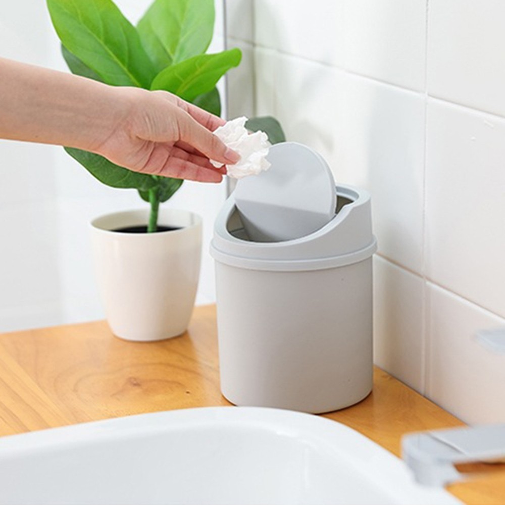 Mini Desktop Trash Can