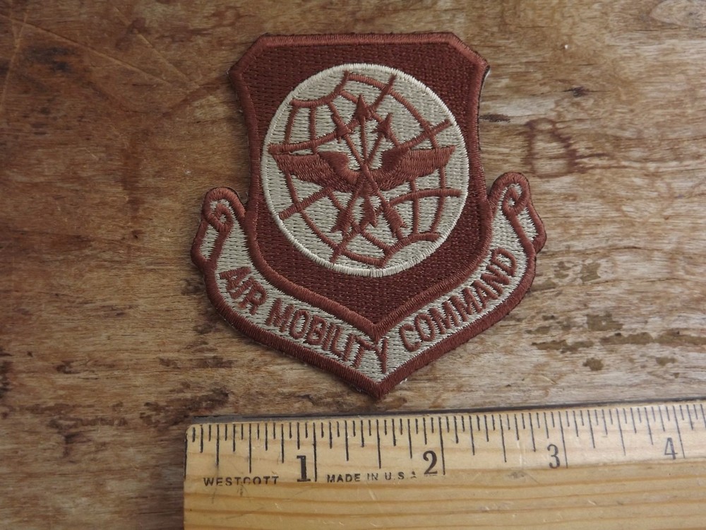 USAF Air Mobility Command Patch, Desert Camo - INV# C1098