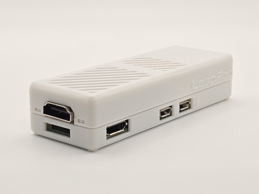 LeapFab Case for Raspberry Pi Zero 2W - Low-Profile for PiKVM / HDMI-CSI-2