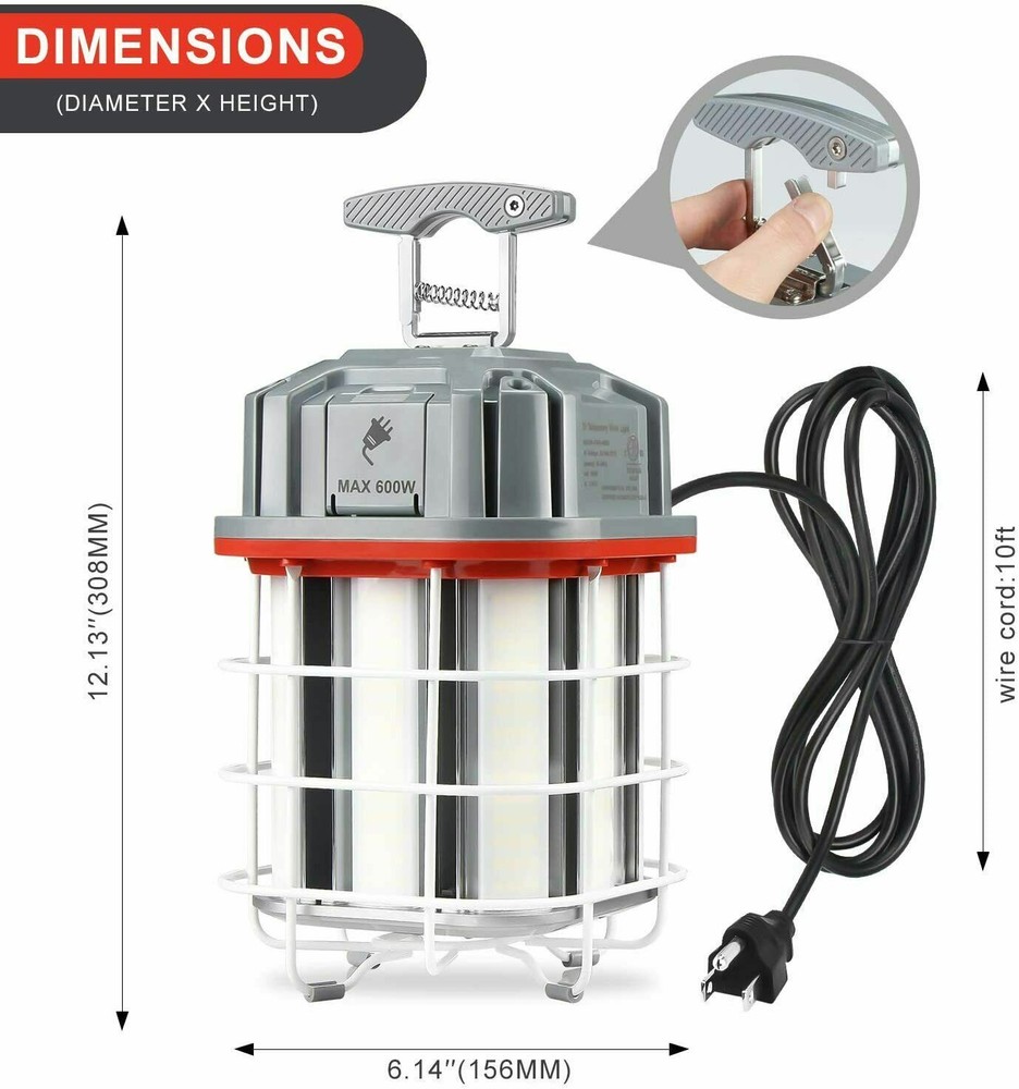 100W 150W LED Work Light Waterproof Emergency Linkable LED Construction Lights