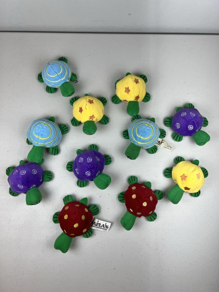 Kaplan Early Learning Co. Counting Turtles 11 Plush Turtles STEM