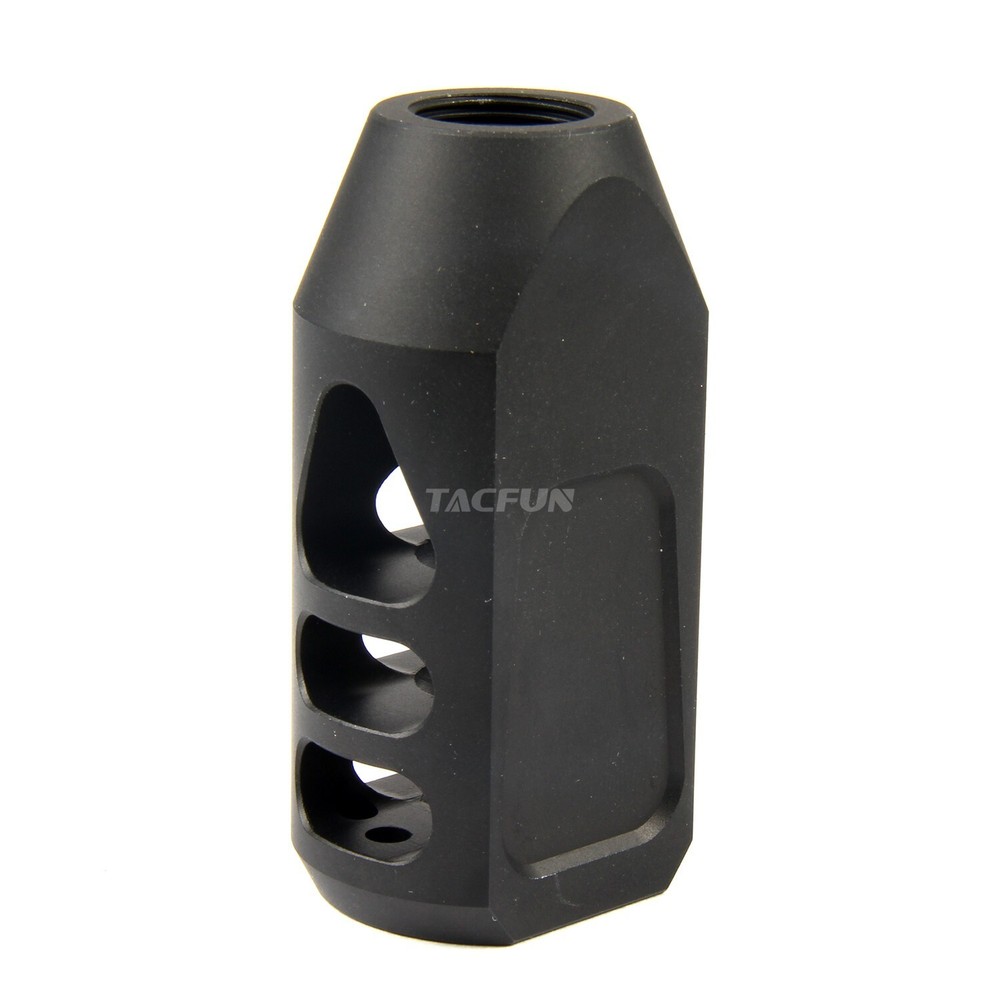 9MM Tanker Style Muzzle Brake 1/2x36 Thread Pitch