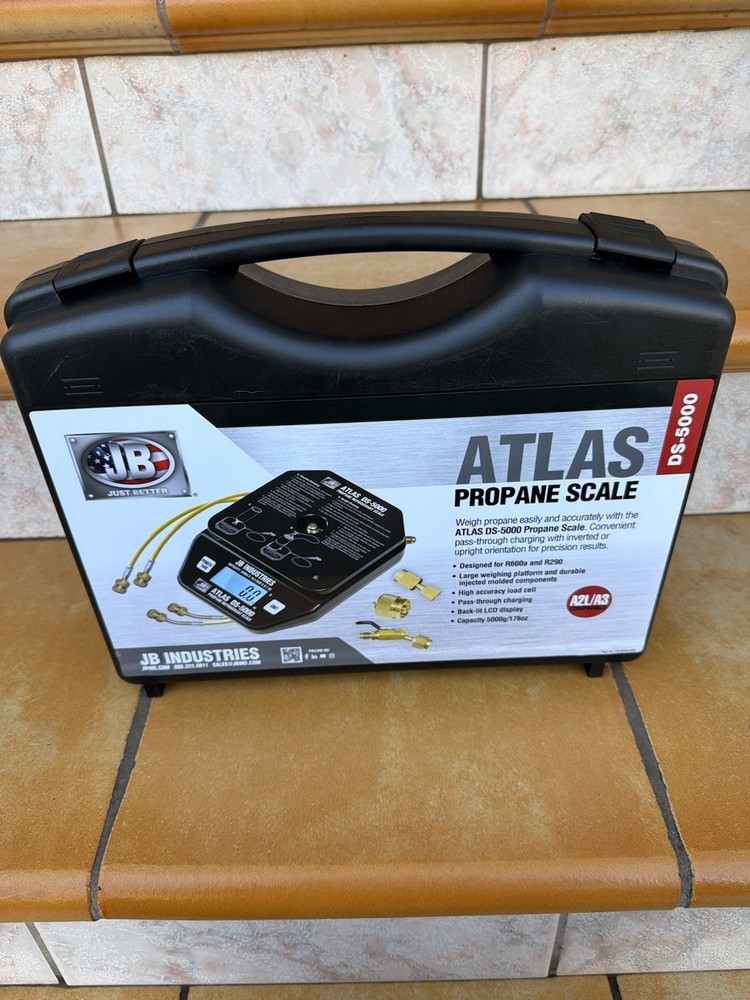 JB ATLAS DS-5000 Propane Refrigerant Scale