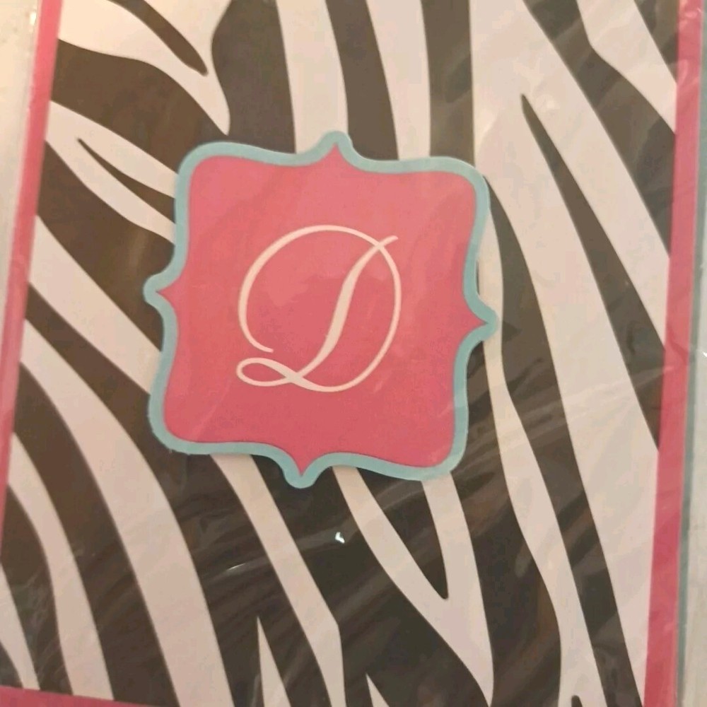 Blank Note Cards 💥D Monogrammed Pattern 6 Cards & Envelopes