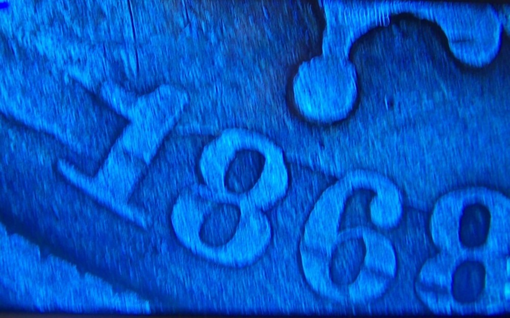 1868 TWO CENT COIN WITH ERROR (LARGE DIE CRACK @ DATE ) VERY NICE CONDITION