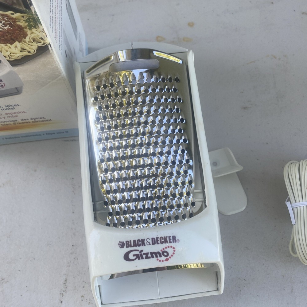 Black Decker Gizmo Automatic Grater GG100 White Cordless