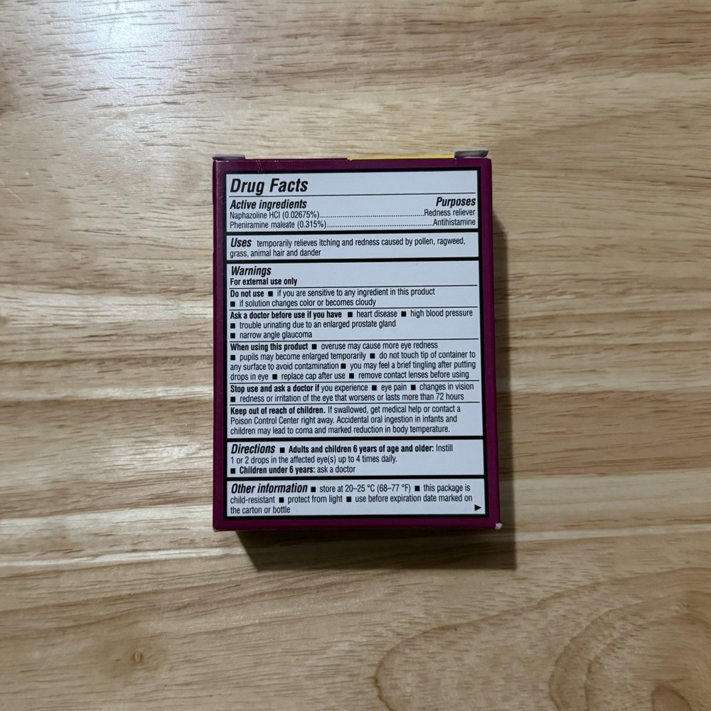 Opcon-A Allergy Relief Eye Drops