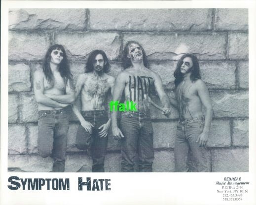 Press Photo: SYMPTOM HATE 8x10 B&W