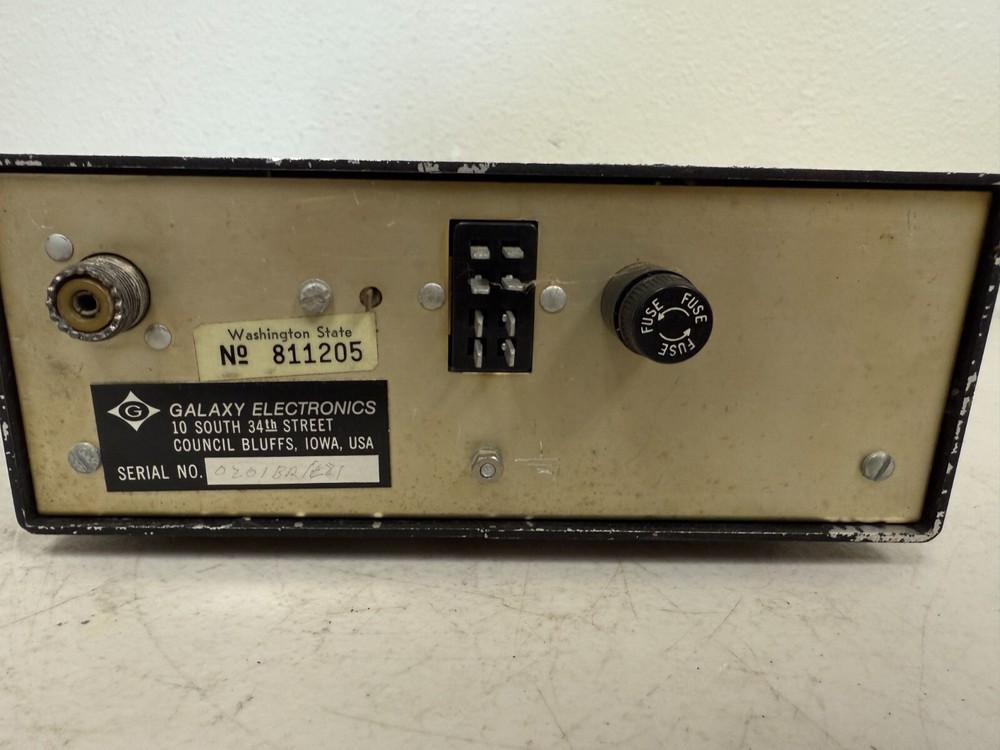 Galaxy FM-210 Amateur VHF transceiver 3 regular XTAL controlled