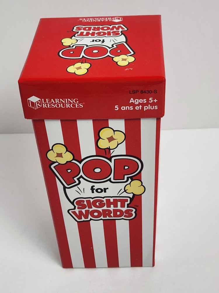 Learning Resources - POP For Sight Words Game Ages 5+ For 2 to 4 players