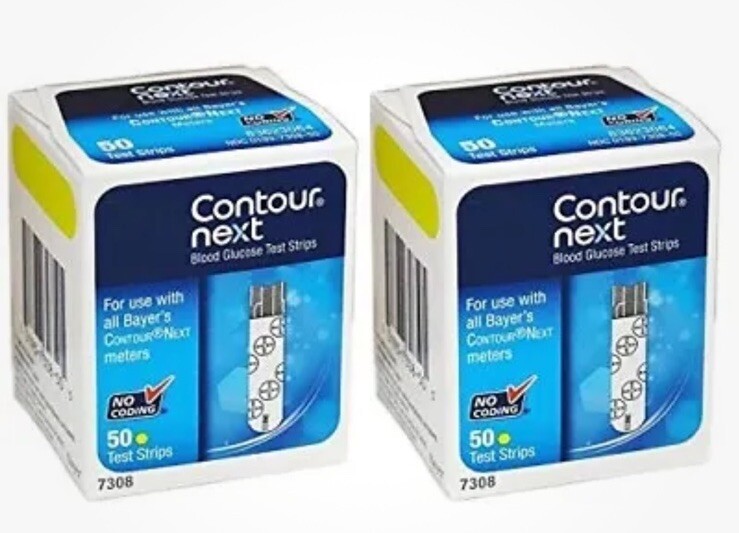 Contours  Next Test Strips, 100 Count. Exp3.26
