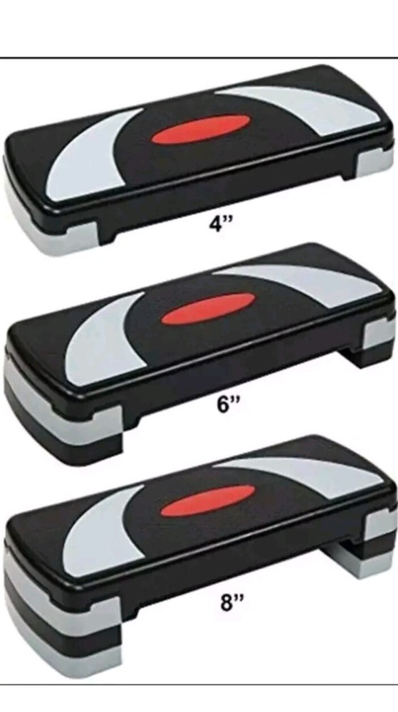 BalanceFrom Adjustable Workout Aerobic Stepper Step Platform Trainer