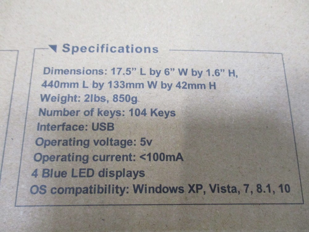 Skytech Gaming K-1000 USB Rainbow Backlight Gaming Keyboard - New