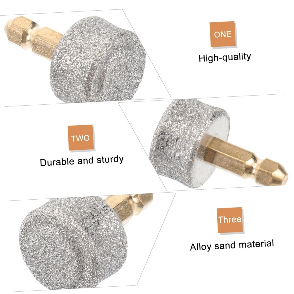 2-Pack Dog Nail Grinder Replacement Tips Professional Spare Grinding Head
