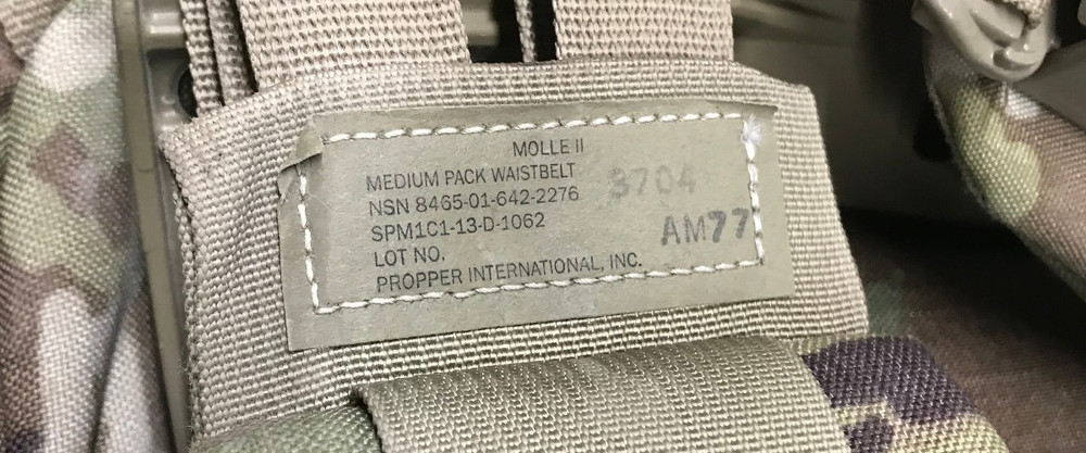 MOLLE II MULTICAM Scorpion OCP Medium Pack w/ Pack Frame USGI