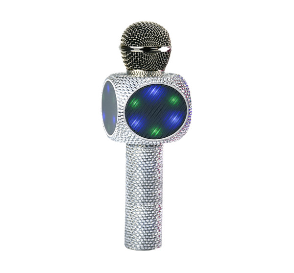 Silver Bling Wireless Karaoke Microphone - (SAB-SILVER)