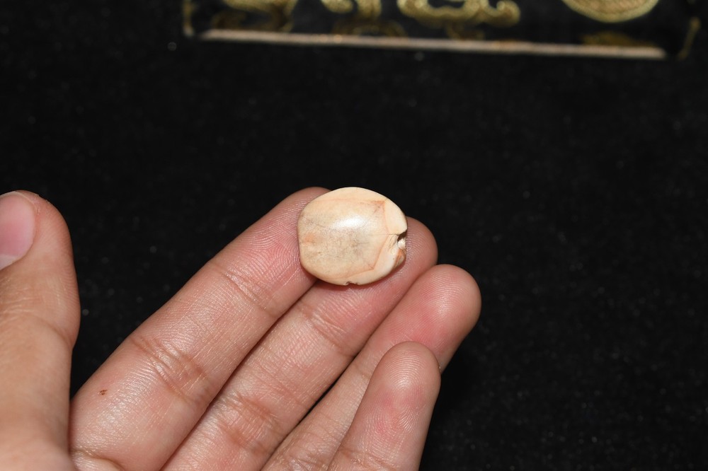 Authentic Ancient Near Eastern Jasper Stone Bead over 3000 Years Old