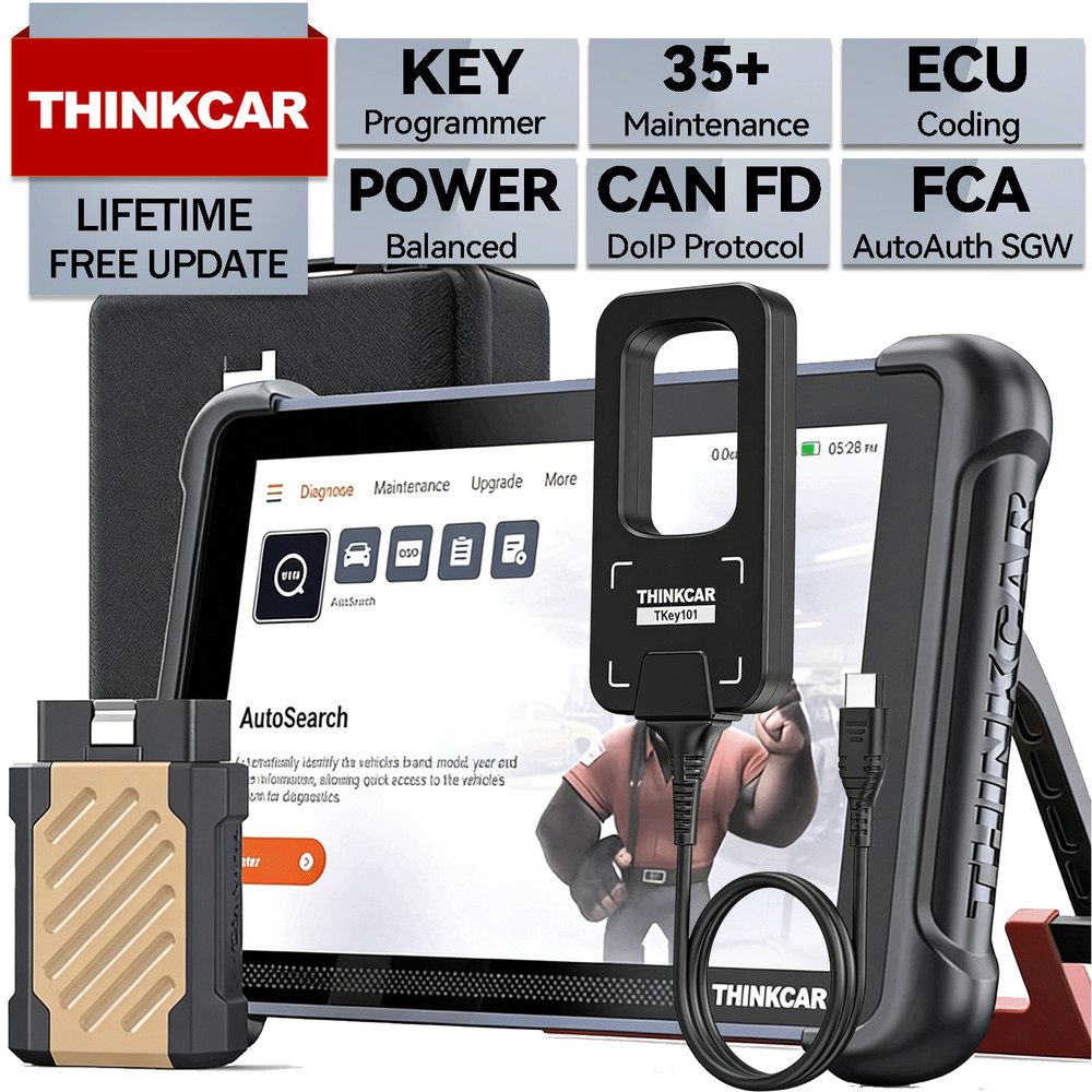 ThinkScan 689BT+TKEY101 Car Key Program Scanner Auto Diagnostic Tool V.AG Guided