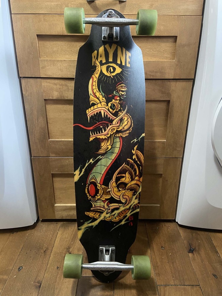 Original 2012/13 rayne avenger longboard deck complete