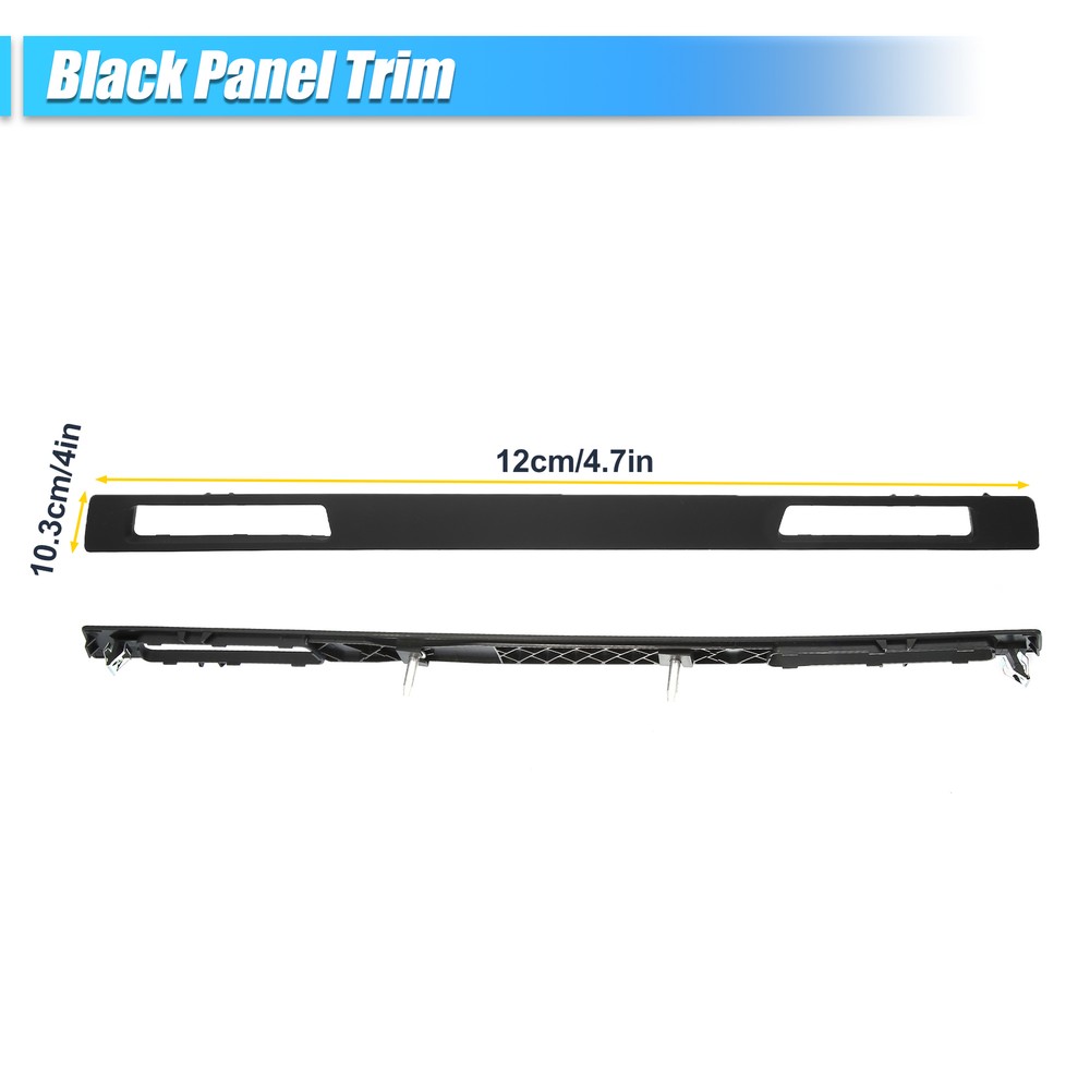 3Pcs Black Dashboard LH & RH Cup Holder Set & Trim Panel for BMW E90 E91 E92 E93