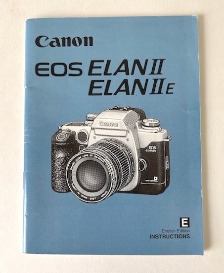 Canon EOS Elan II, II E Instruction Manual