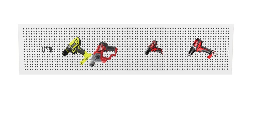 24 Pack Heavy Duty Pegboard Hooks Power Tool Holder for Drills Hammer