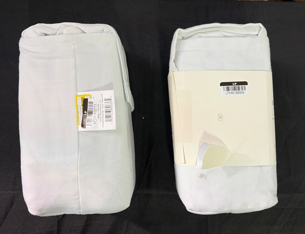 Box Spring Cover White Size KING - Threshold (Qty 3)